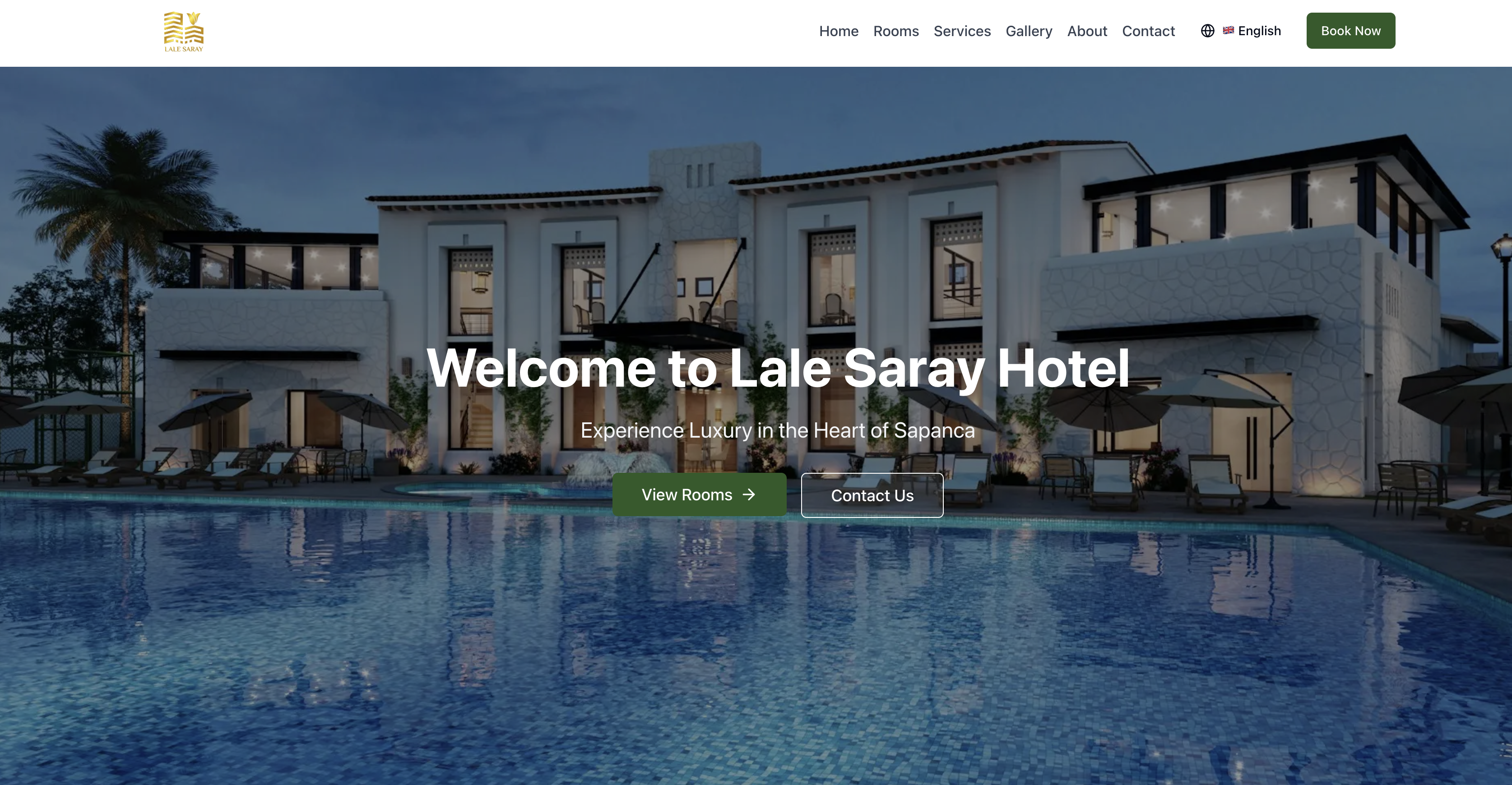 Lale Saray Hotel Website